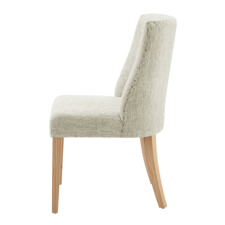 New Paris Fabric Dining Side Chair - Pasadena Beige - view 5