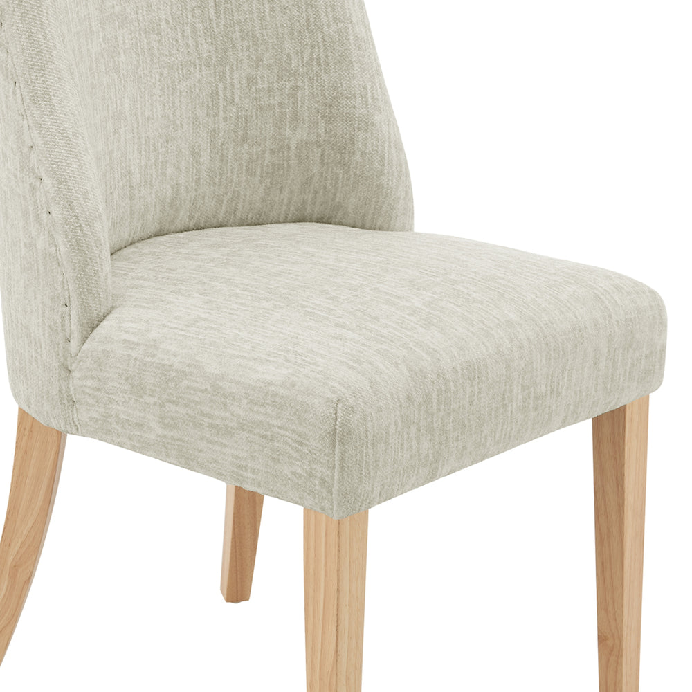 New Paris Fabric Dining Side Chair - Pasadena Beige - view 10