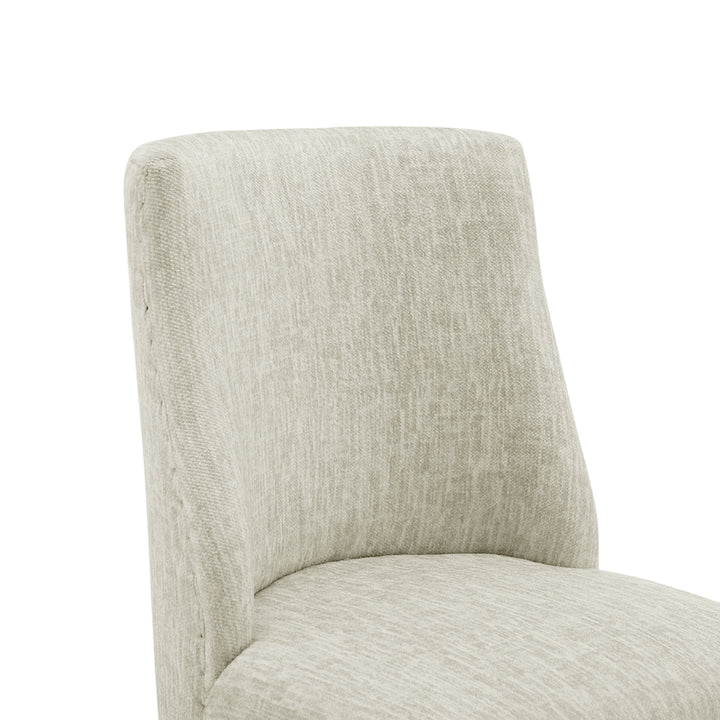 New Paris Fabric Dining Side Chair - Pasadena Beige - view 9