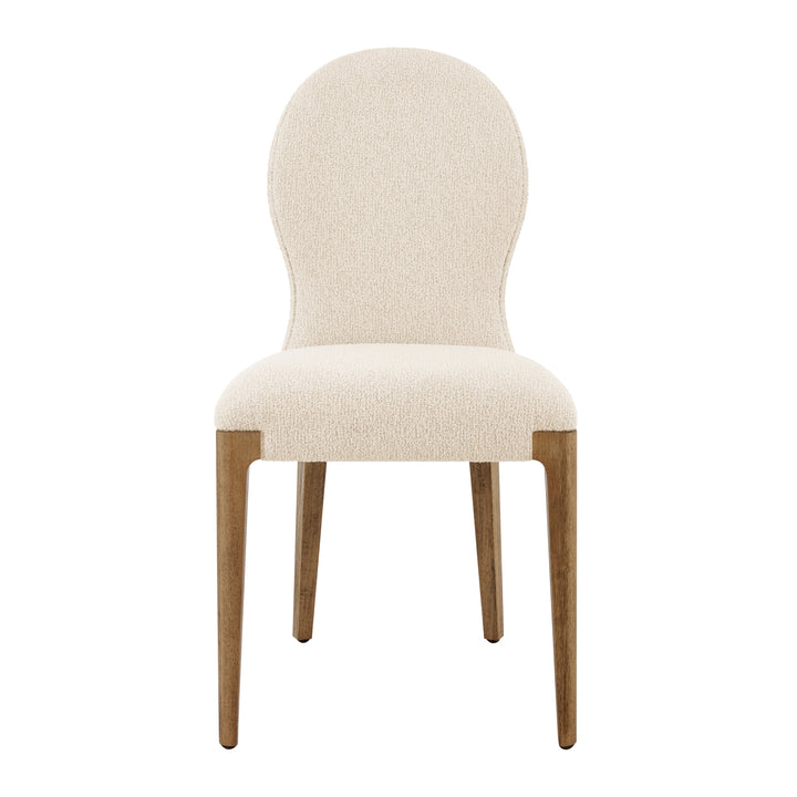 Eldoris Boucle Dining Side Chair - Palladian Beige - view 6