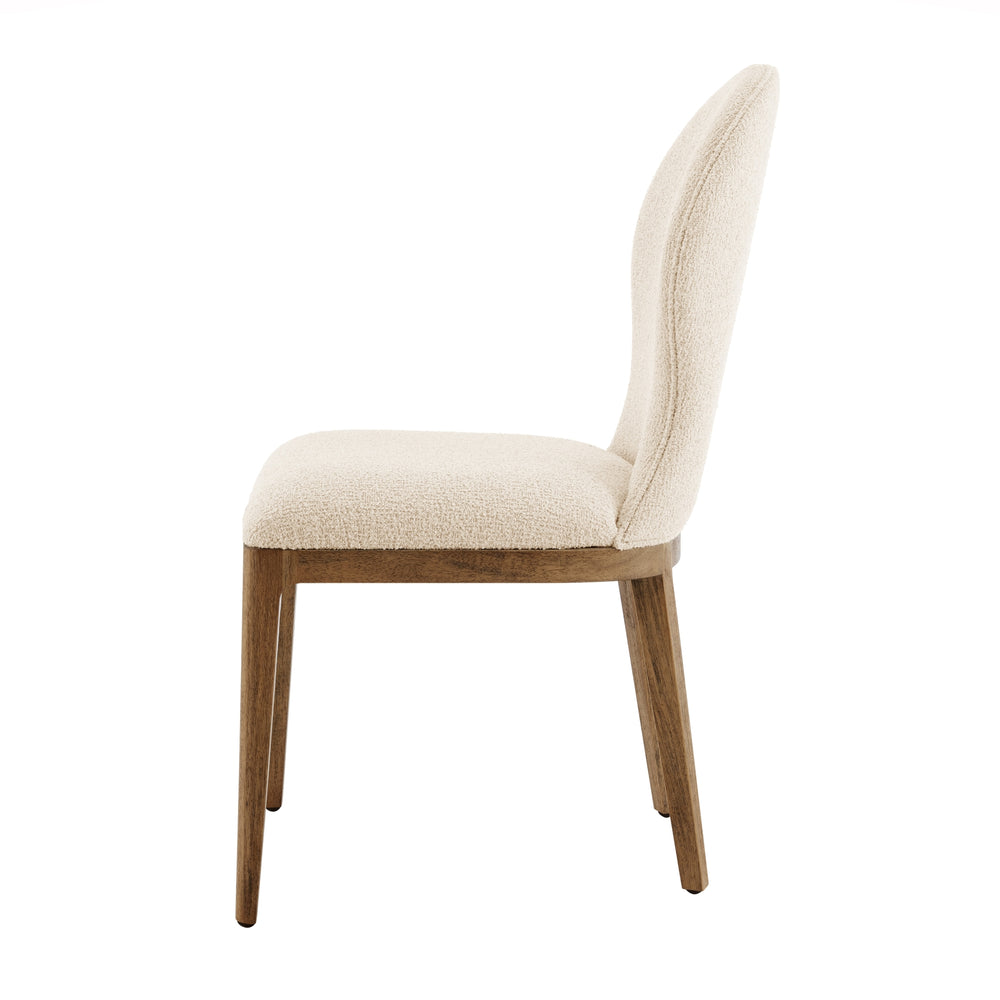 Eldoris Boucle Dining Side Chair - Palladian Beige - view 7