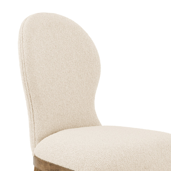 Eldoris Boucle Dining Side Chair - Palladian Beige - view 11