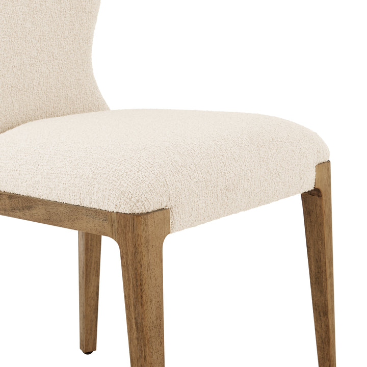 Eldoris Boucle Dining Side Chair - Palladian Beige - view 12