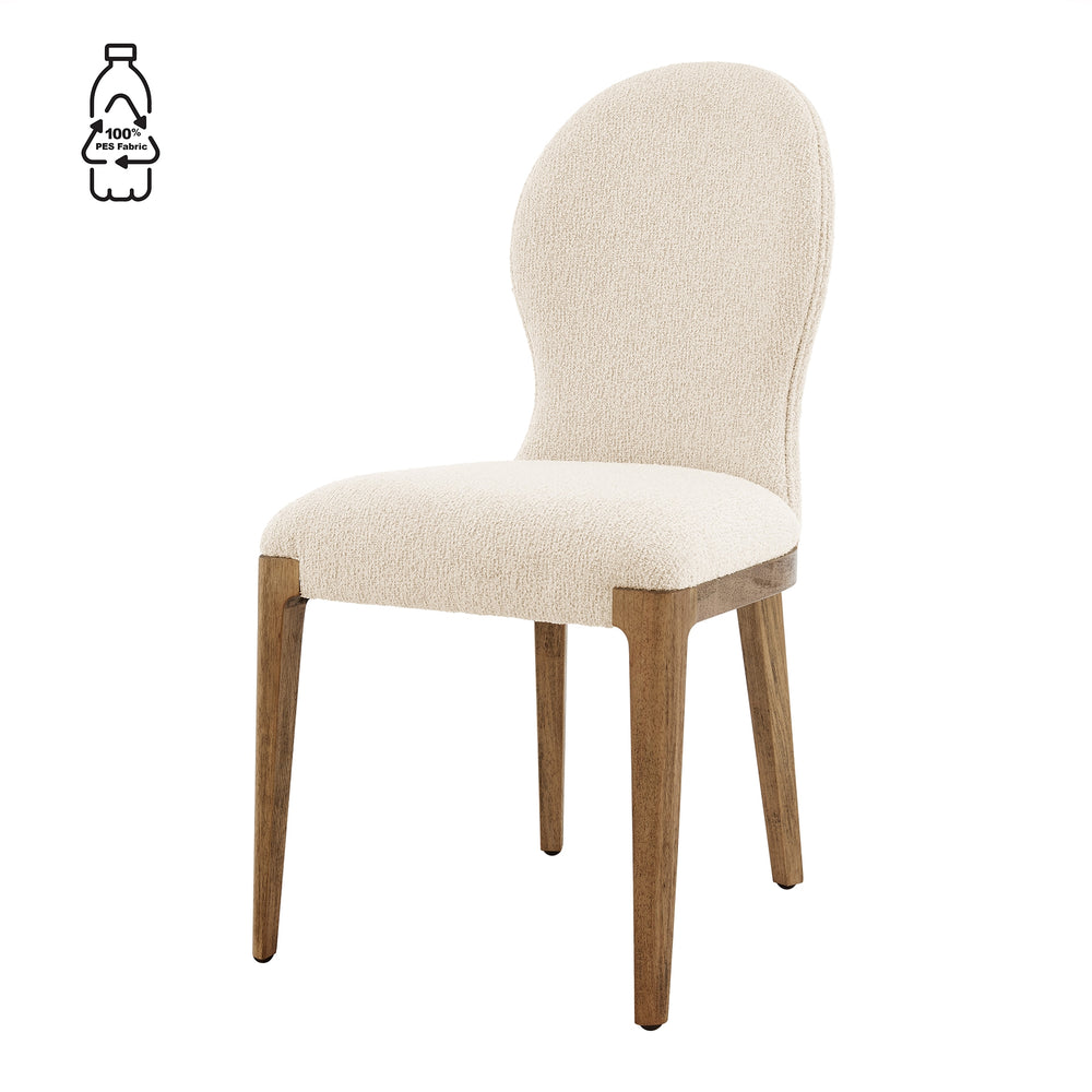 Eldoris Boucle Dining Side Chair - Palladian Beige