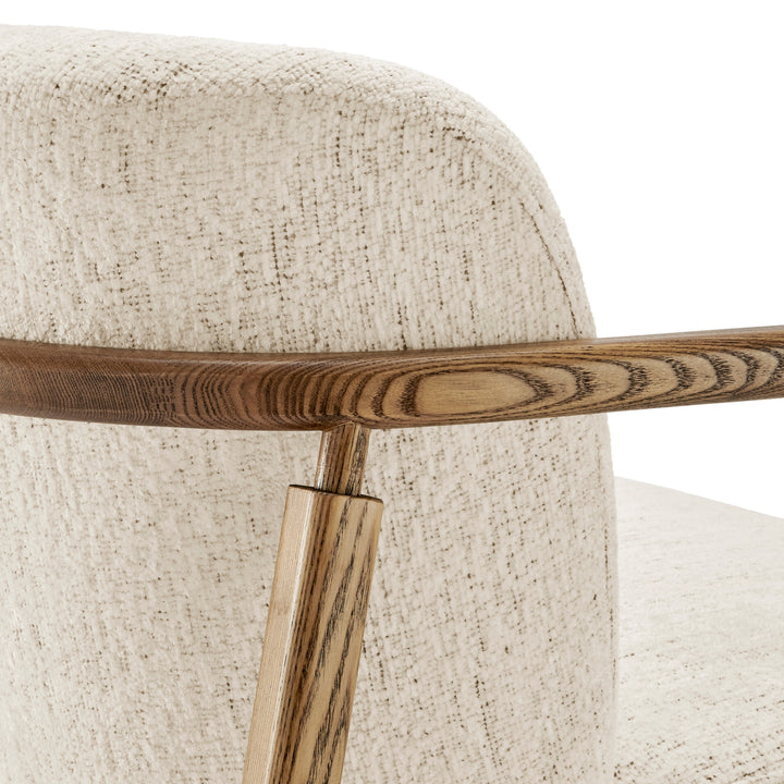 Reiner Chenille Accent Arm Chair - Concord Cream - view 12