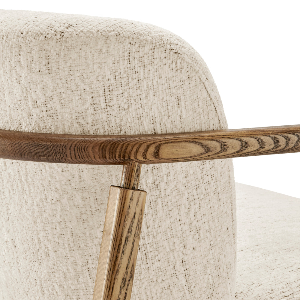 Reiner Chenille Accent Arm Chair - Concord Cream - view 12