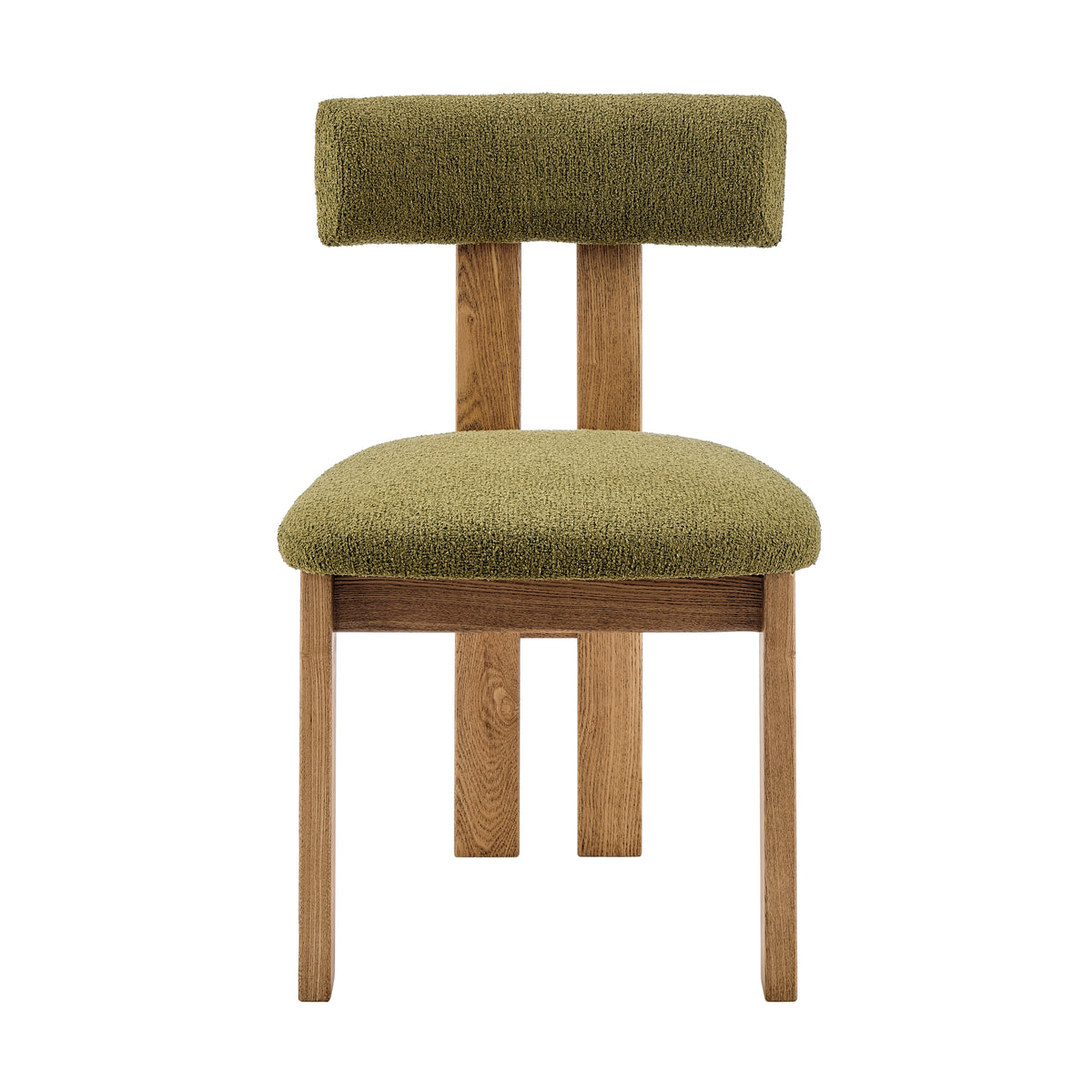 Hailey Boucle Dining Side Chair - Palladian Green - view 2