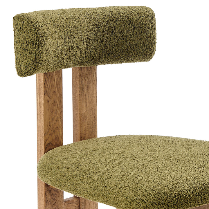 Hailey Boucle Dining Side Chair - Palladian Green - view 7