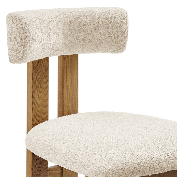 Hailey Boucle Dining Side Chair - Palladian Beige - view 8