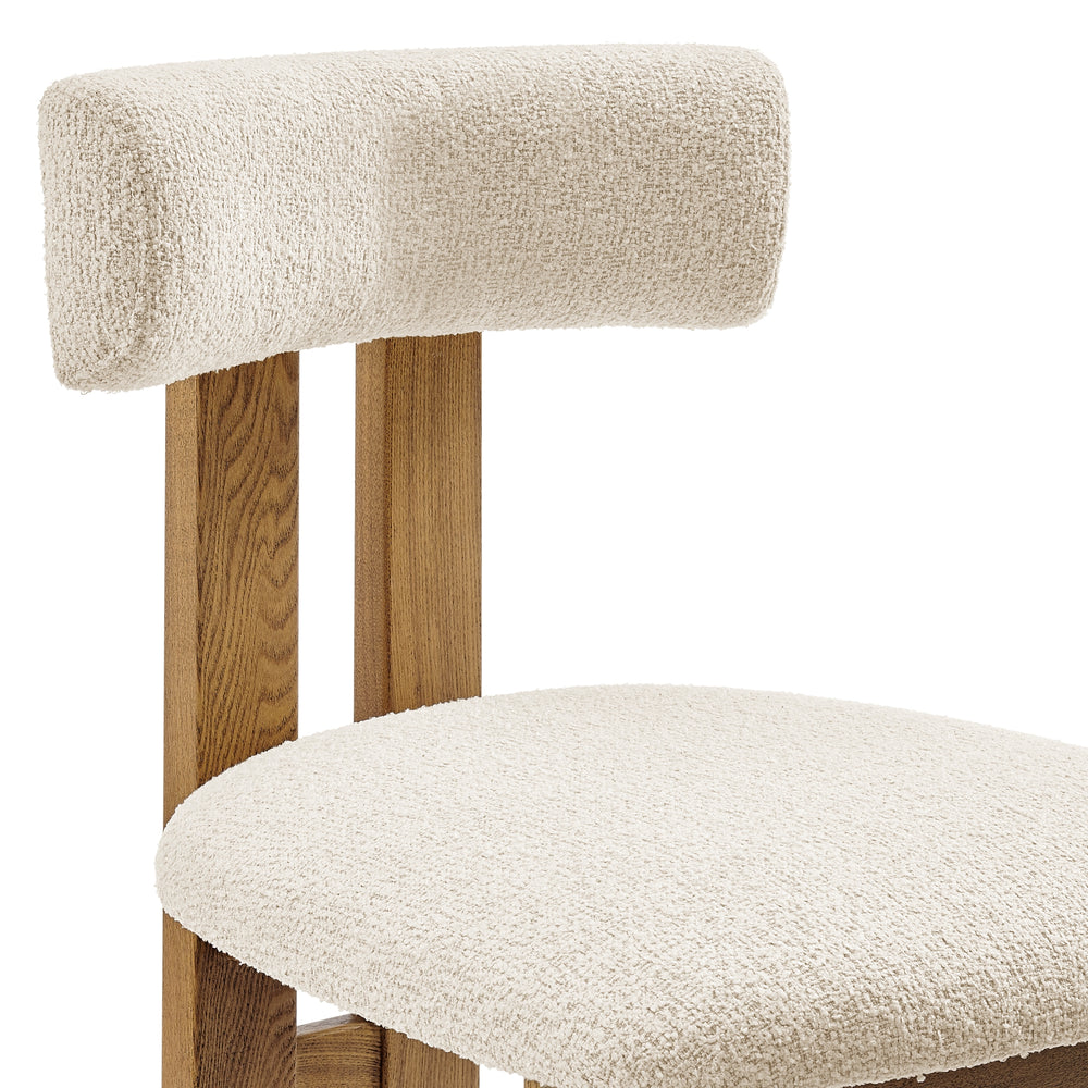 Hailey Boucle Dining Side Chair - Palladian Beige - view 8