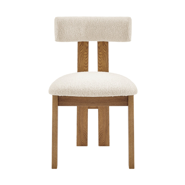 Hailey Boucle Dining Side Chair - Palladian Beige - view 3
