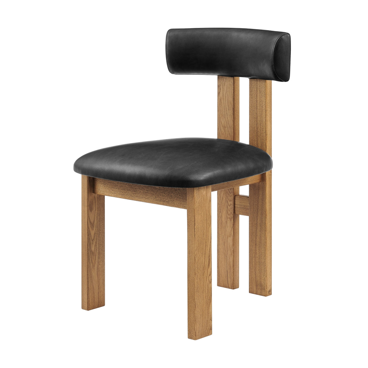 Hailey Faux Leather Dining Side Chair - Casa Black