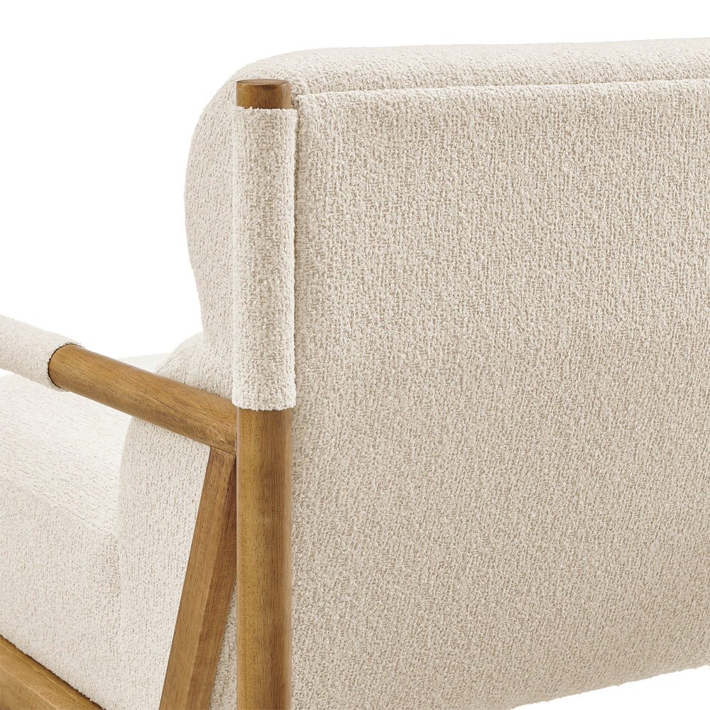 Olsen Boucle Accent Arm Chair - Palladian Beige - view 14