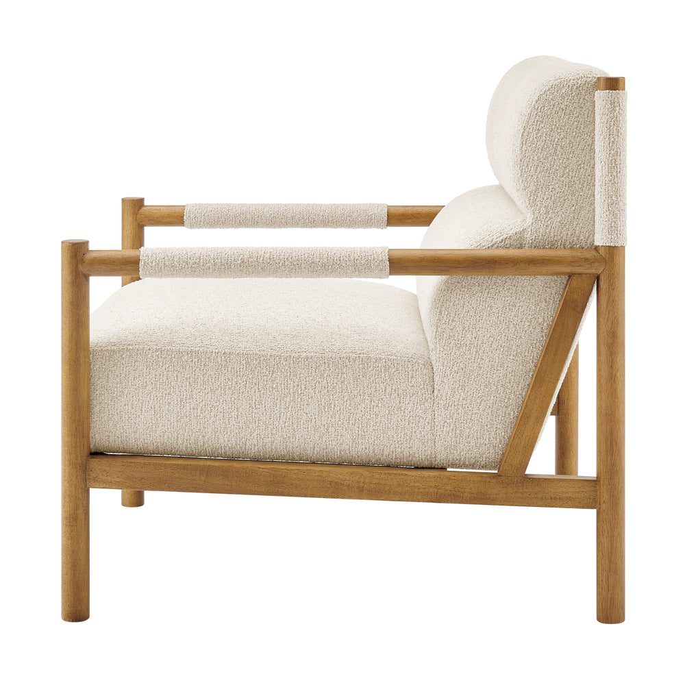 Olsen Boucle Accent Arm Chair - Palladian Beige - view 8