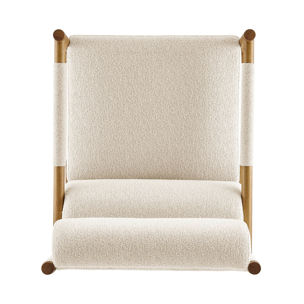 Olsen Boucle Accent Arm Chair - Palladian Beige - view 11