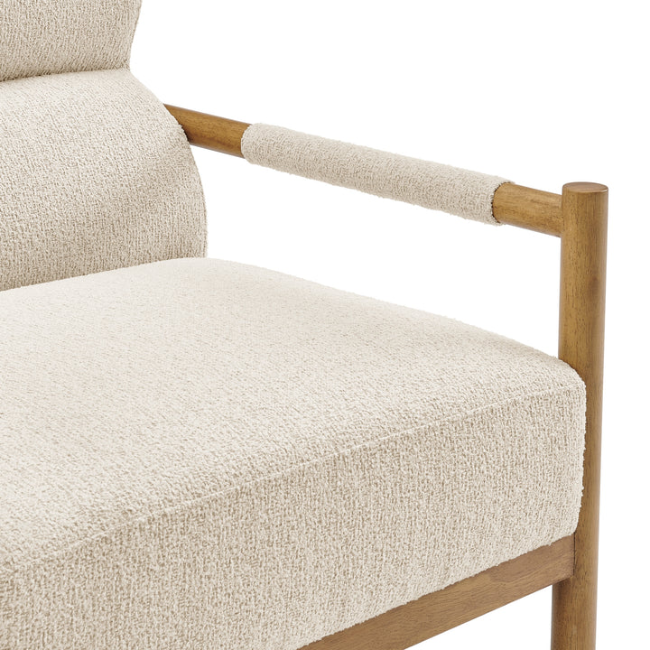 Olsen Boucle Accent Arm Chair - Palladian Beige - view 13