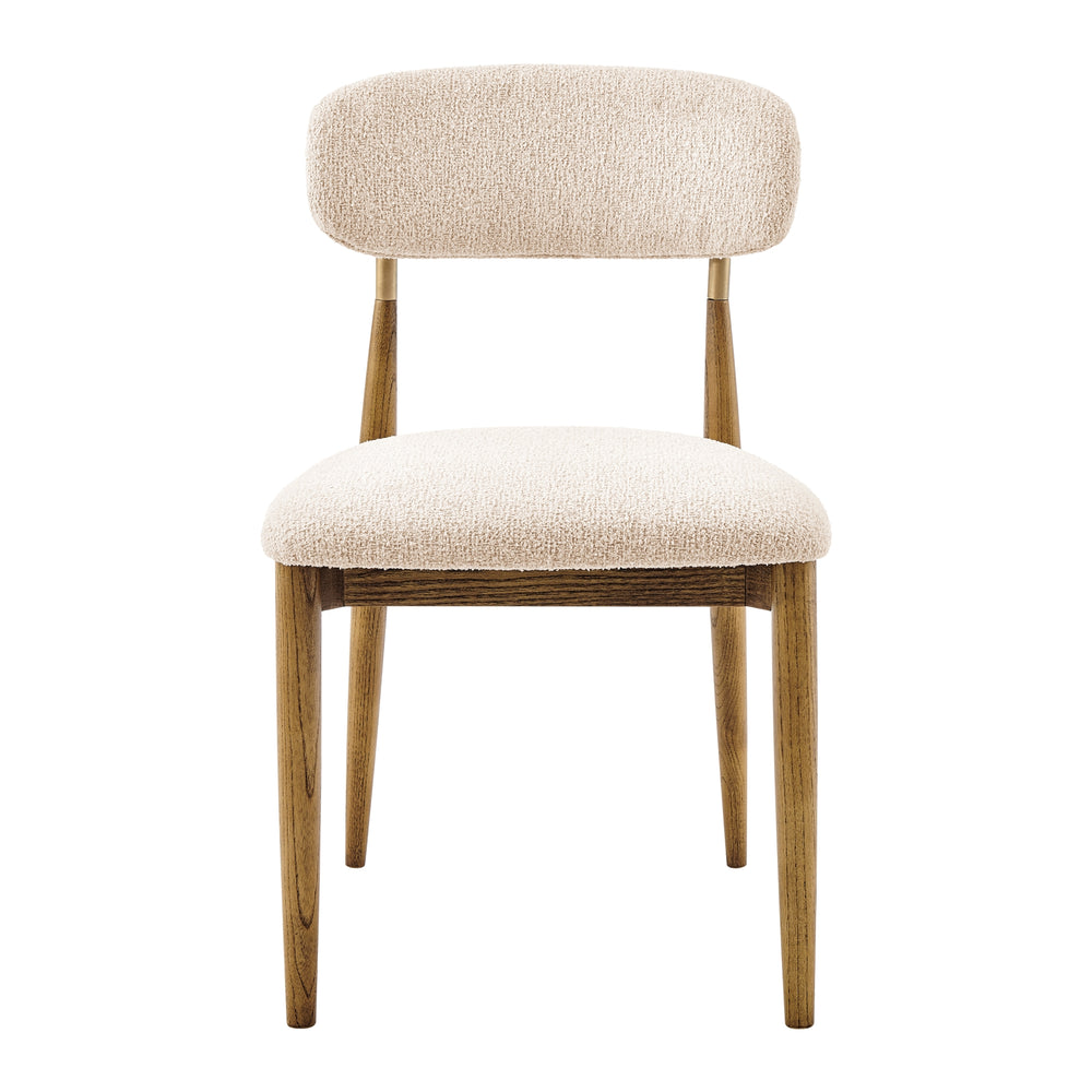Verna Boucle Dining Side Chair - Palladian Beige - view 3