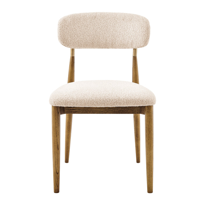 Verna Boucle Dining Side Chair - Palladian Beige - view 3