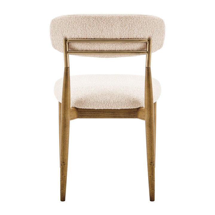 Verna Boucle Dining Side Chair - Palladian Beige - view 5