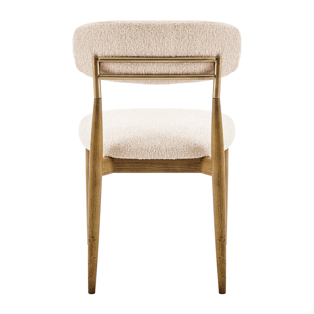 Verna Boucle Dining Side Chair - Palladian Beige - view 5