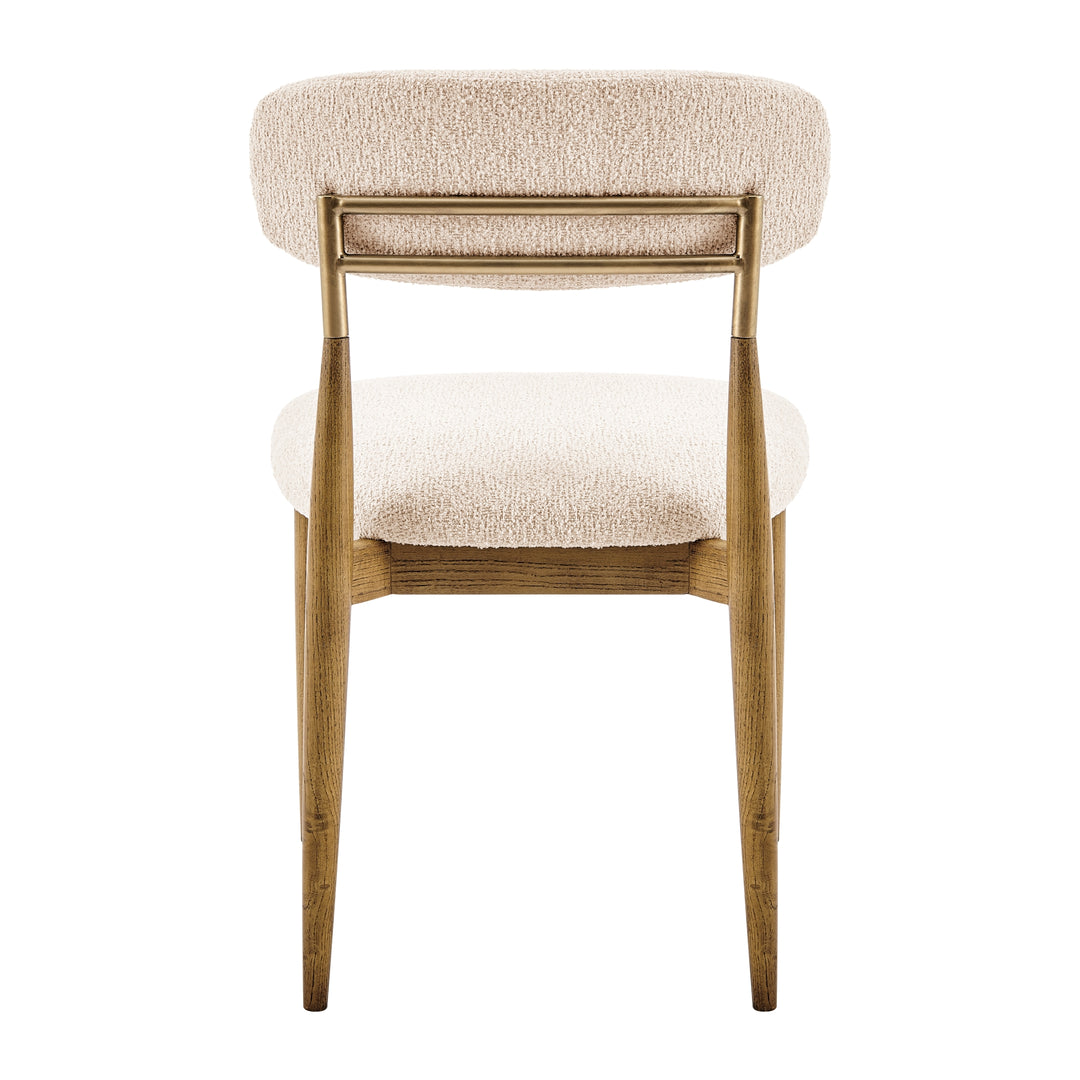 Verna Boucle Dining Side Chair - Palladian Beige - view 5