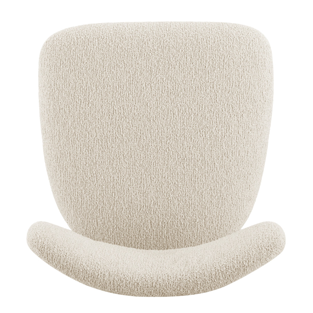 Verna Boucle Counter Stool Black Frame - Palladian Beige - view 8