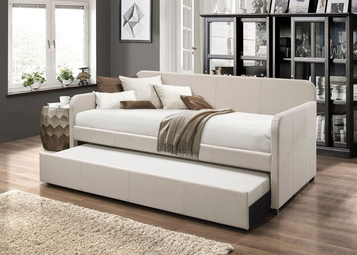 Jagger Daybed with Trundle (Twin) in Fog Linen