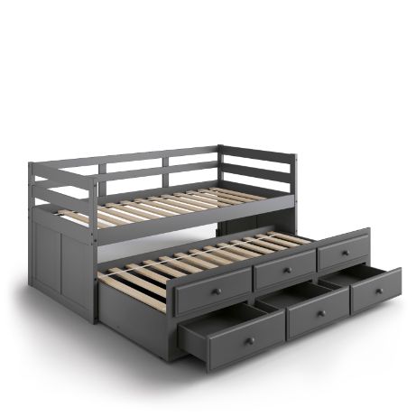 Darcie Daybed with Trundle & Storage