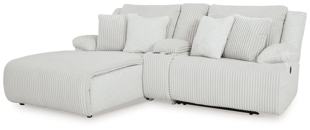 Top Tier - 3-Piece Reclining Sectional Sofa With Laf Chaise - Alloy by Ashley Furniture product image