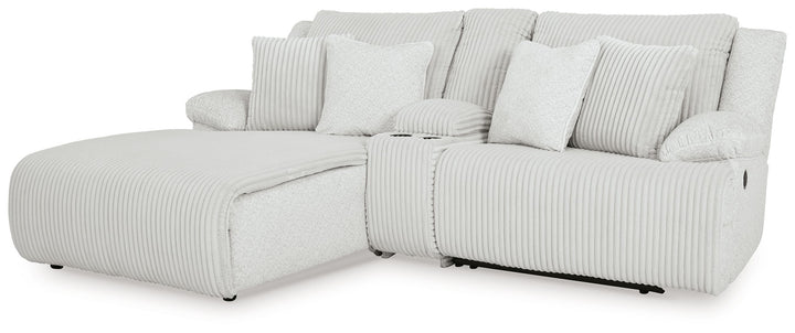 Top Tier - 3-Piece Reclining Sectional Sofa With Laf Chaise - Alloy by Ashley Furniture product image