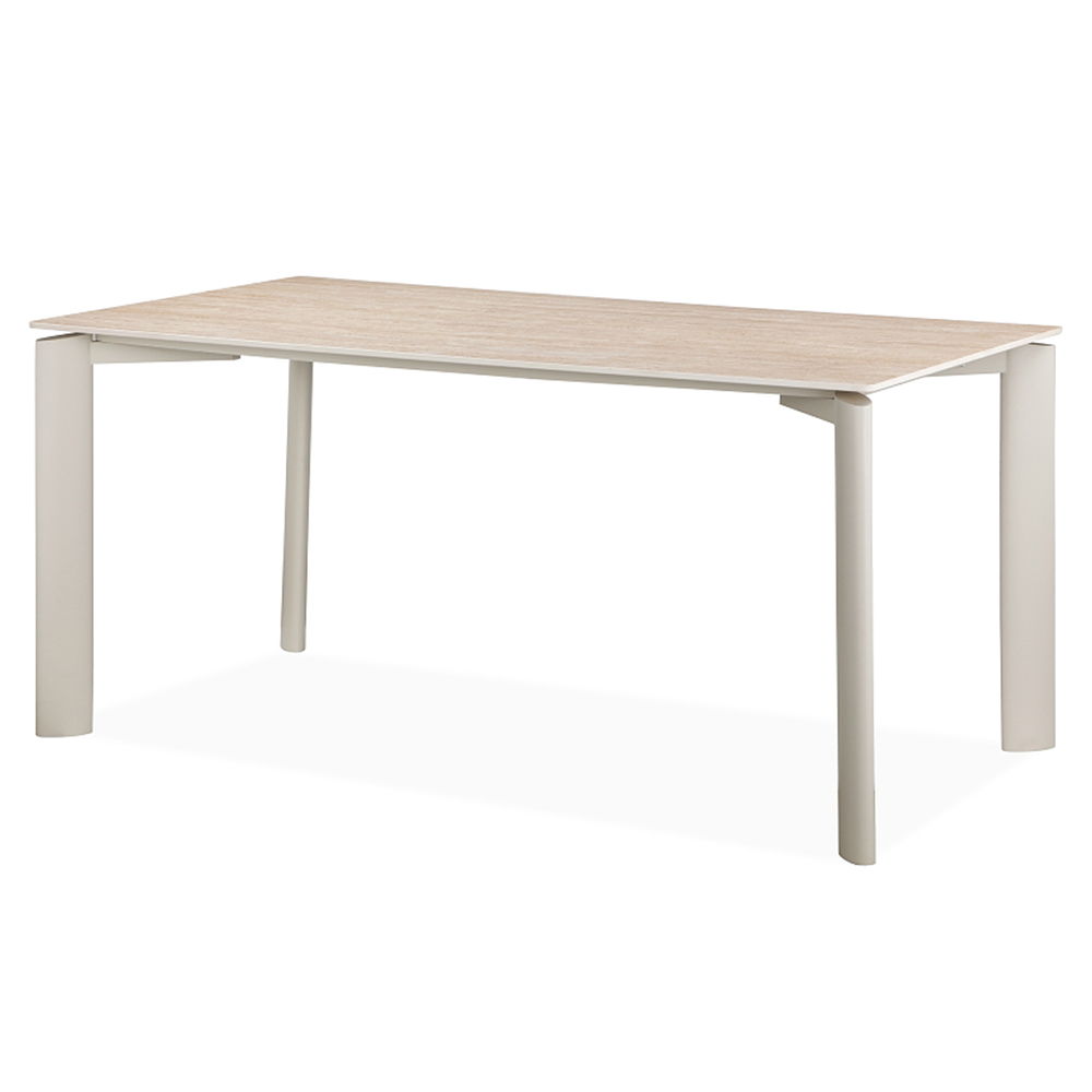 Ingram - Dining Table - Sintered Stone & Light Gray