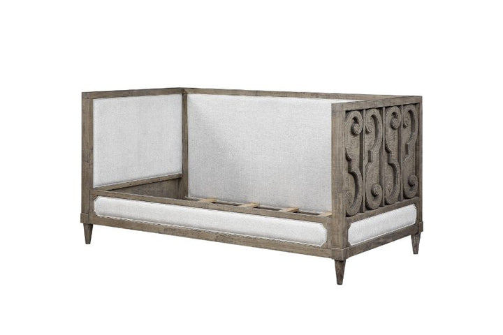 Artesia Daybed (Twin) in Tan Fabric &amp; Salvaged Natural