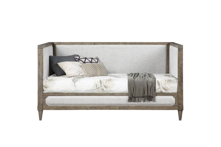 Artesia Daybed (Twin) in Tan Fabric &amp; Salvaged Natural
