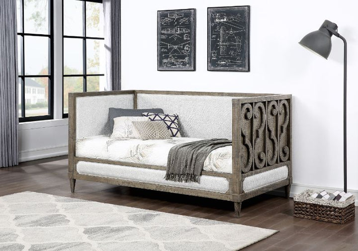 Artesia Daybed (Twin) in Tan Fabric &amp; Salvaged Natural