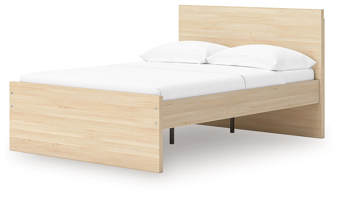 Onita - King Panel Platform Bed - Natural by Ashley Furniture product image