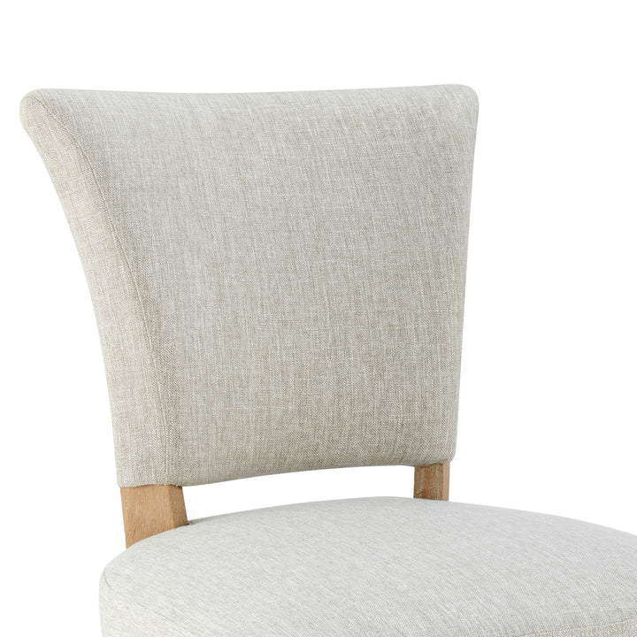 Austin Fabric Dining Side Chair - Rice - view 9