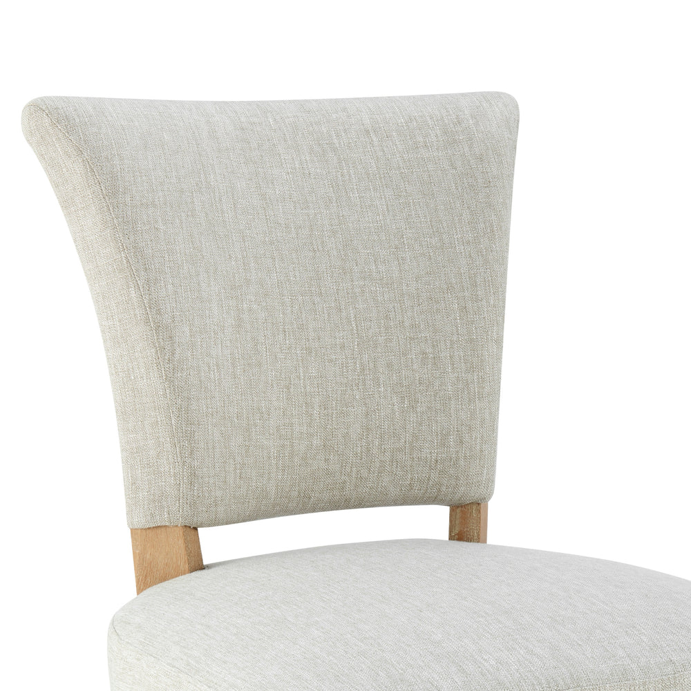 Austin Fabric Dining Side Chair - Rice - view 9