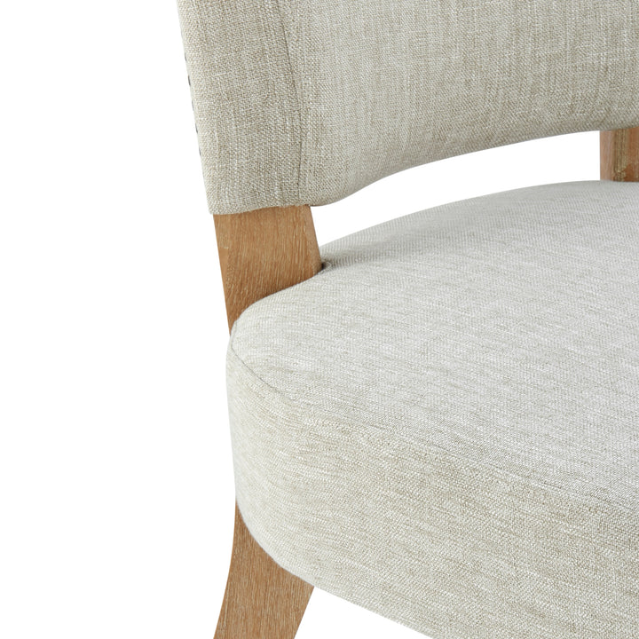 Austin Fabric Dining Side Chair - Rice - view 11