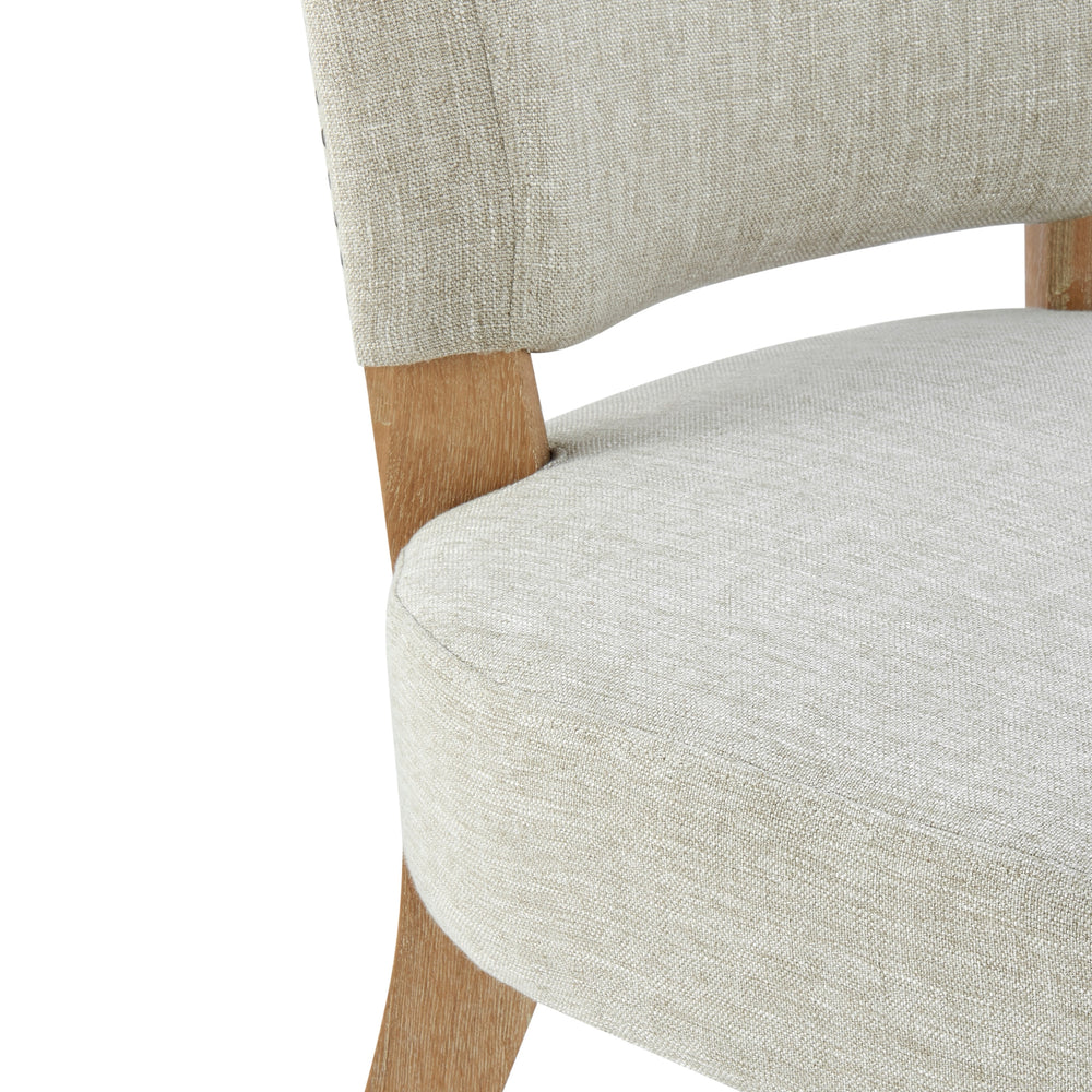 Austin Fabric Dining Side Chair - Rice - view 11