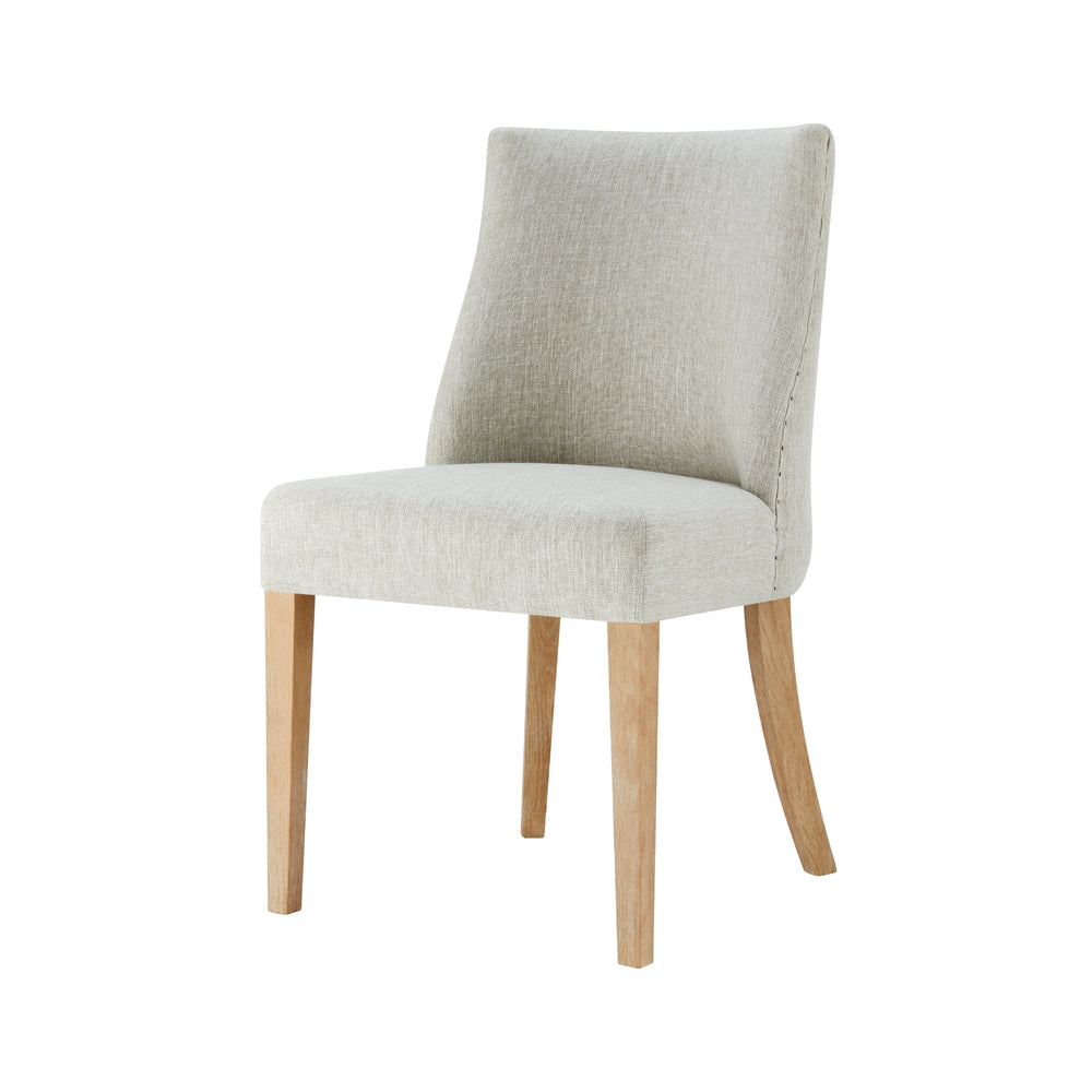 New Paris Fabric Dining Side Chair - Rice