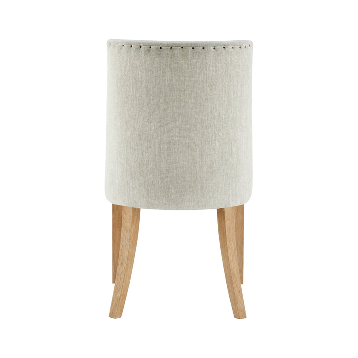 New Paris Fabric Dining Side Chair - Rice - view 6