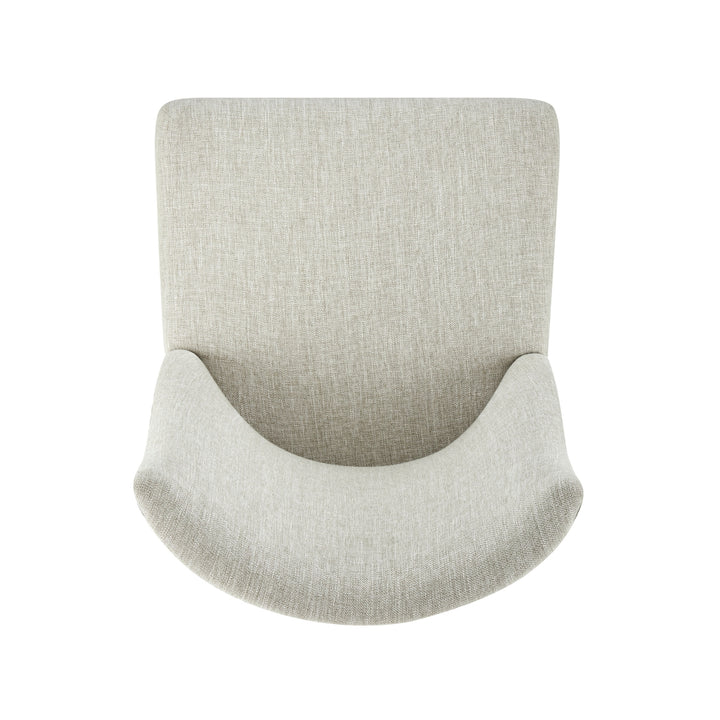 New Paris Fabric Dining Side Chair - Rice - view 8