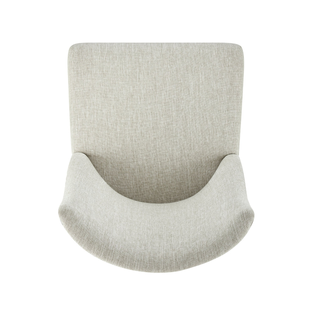 New Paris Fabric Dining Side Chair - Rice - view 8