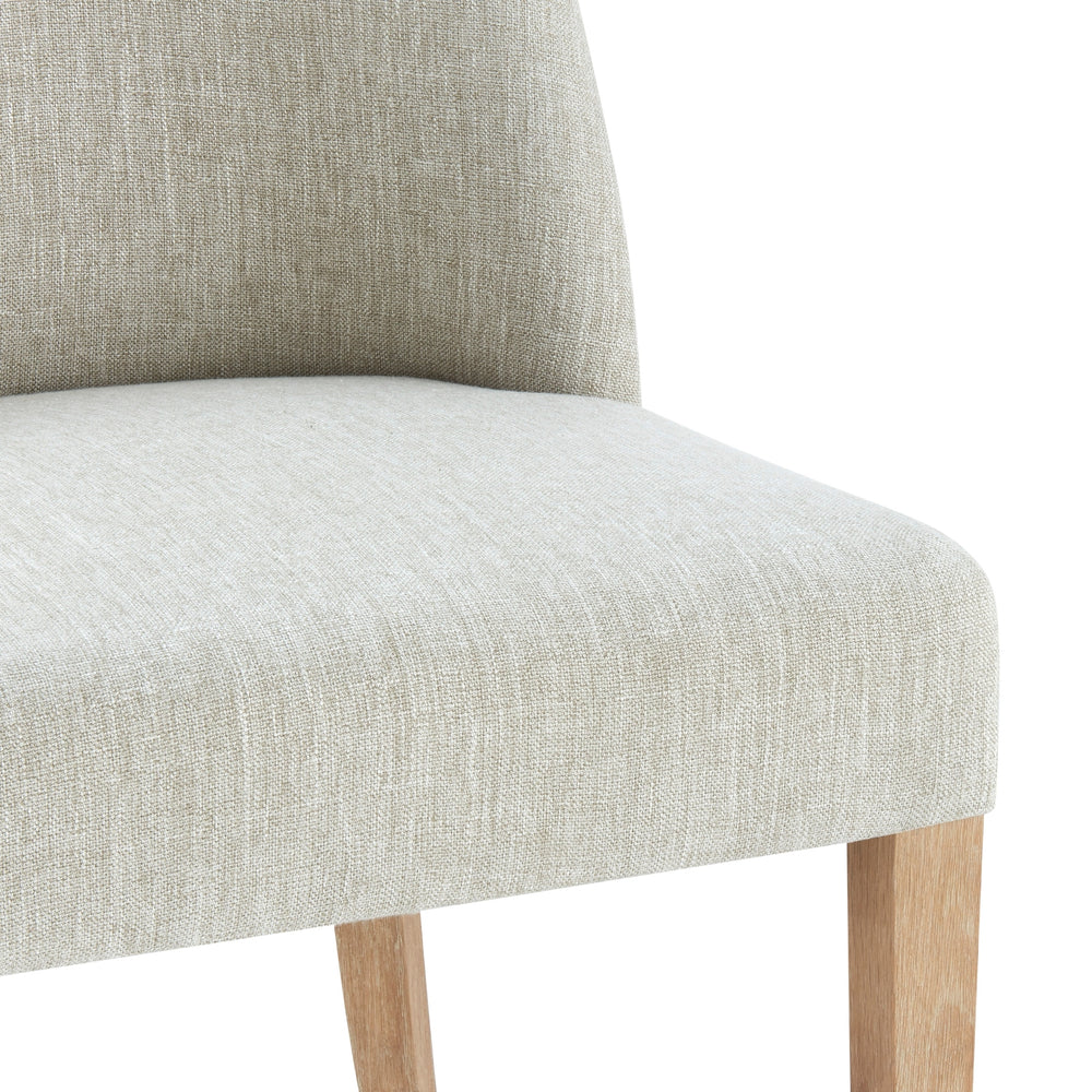 New Paris Fabric Dining Side Chair - Rice - view 10