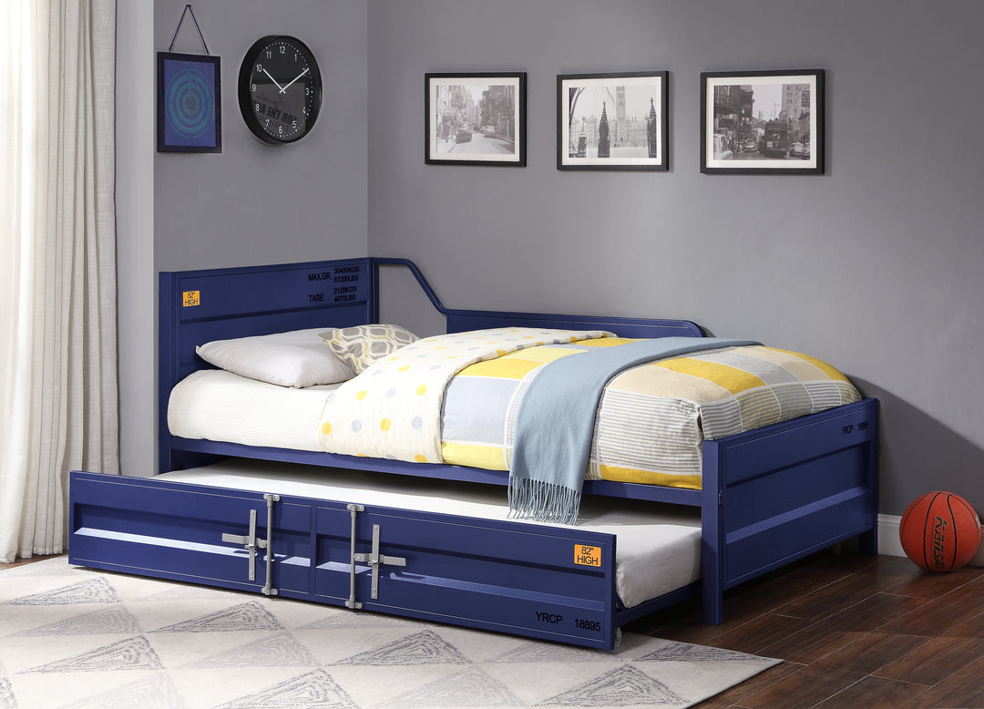 Cargo Daybed with Trundle (Twin) in Blue