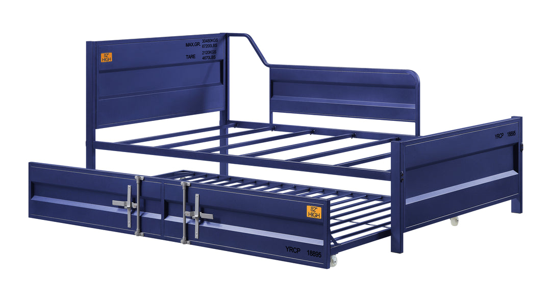 Cargo Daybed with Trundle (Twin) in Blue