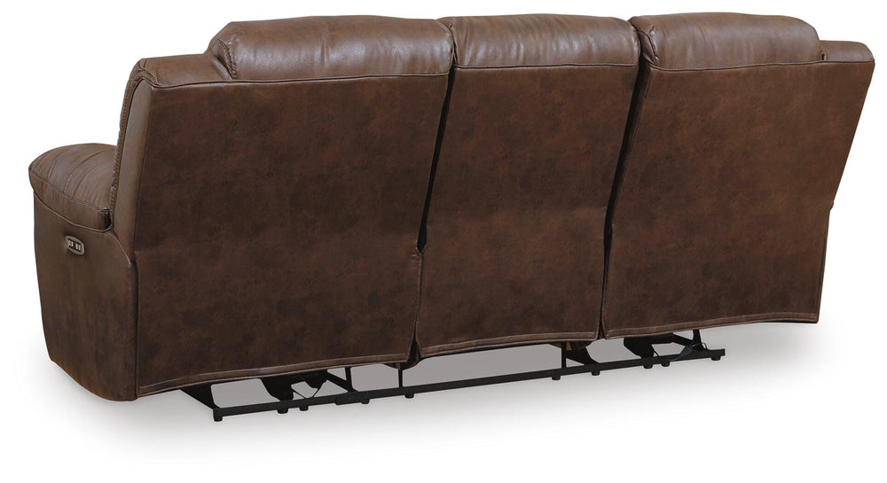 Stoneland Power Reclining Sofa - Dark Brown (3)