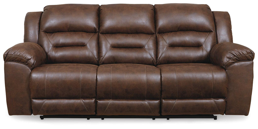 Stoneland Power Reclining Sofa - Dark Brown (1)