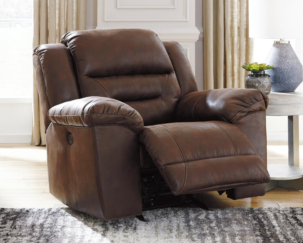 Stoneland Power Recliner - Dark Brown (4)
