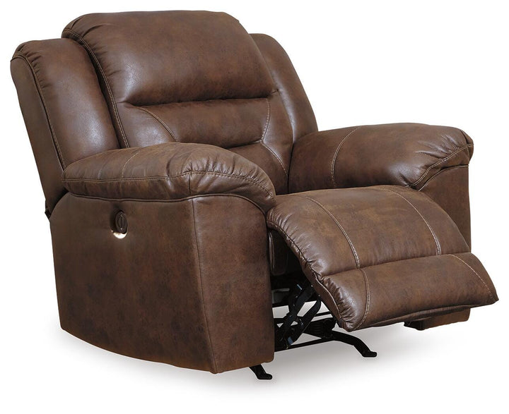 Stoneland Power Recliner - Dark Brown (3)